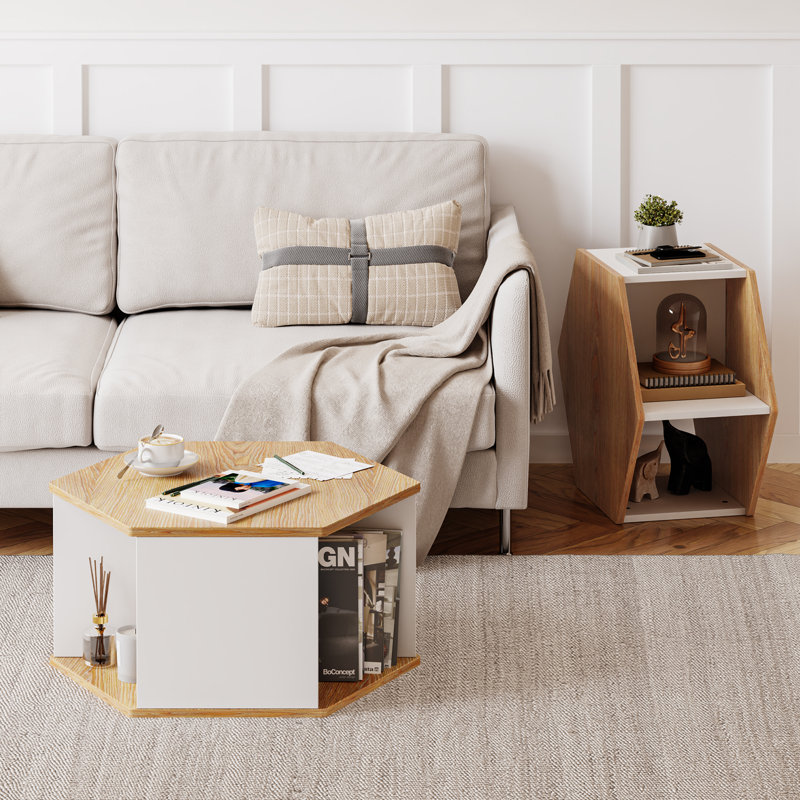 Kaileia Single Coffee Table, End table, 12" H x 23" W x 20" D