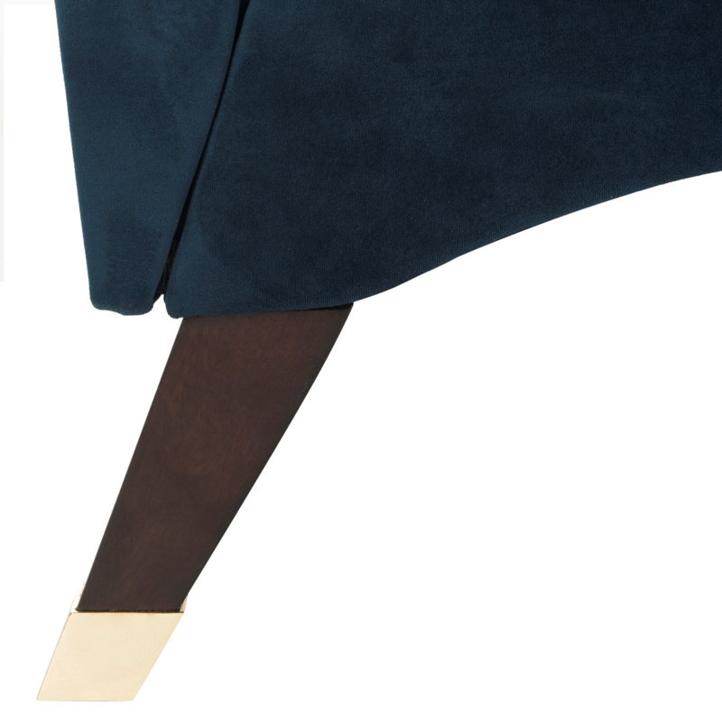 Méridienne Schumacher, Velours bleu marine