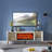 Beige Manufactured Wood TV Cabinet Fireplace-118474733