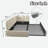 Upholstered Daybed With Adjustable Side Panels And Casters-402331076