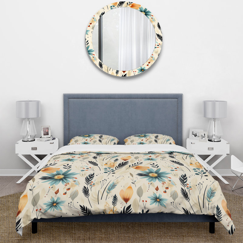 Ensemble de housse de couette Tribal Oasis Boho Pattern - Boho, Housse de couette pour grand lit et 2 taies décor