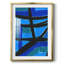 «Invveded Blue», reproduction encadrée