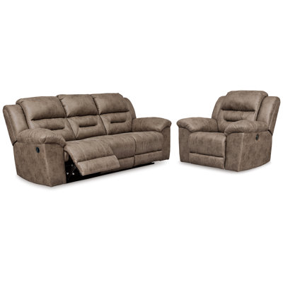 Canapé inclinable et fauteuil inclinable Stoneland