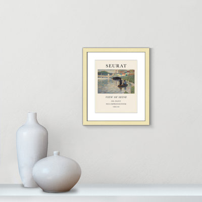 Old Masters Collection "View of Seine" Print