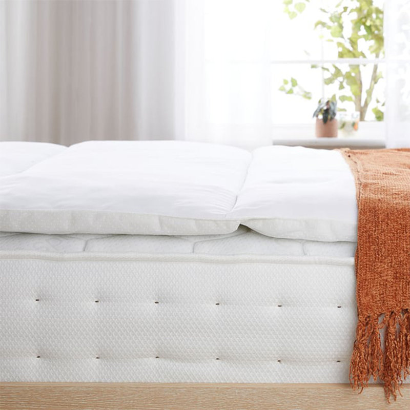 Slumberdown Sleep Soundly Climate Control 3cm Medium Support Mattress Topper, Double (4'6)