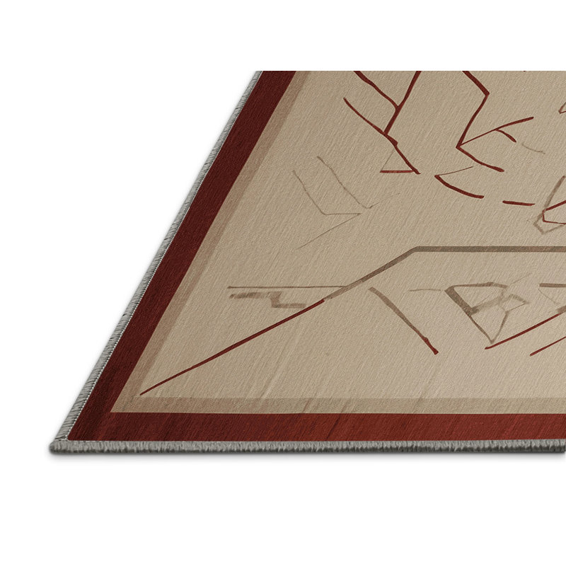 Spatial Matrix Rug, Rectangle 6' x 9'