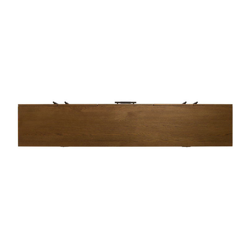 Rosedale Media Console, Amber Oak Veneer