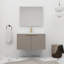 36'' Single Bathroom Vanity with Resin Top-791636357
