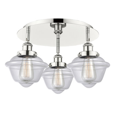 Grourke Glass Flush Mount