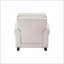 Chaise berçante en tissu beige | Style décontracté | Tissu | Bois synthétique