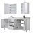 Daria 80'' Double Bathroom Vanity with Marble Top-97905469-97905477-97905475