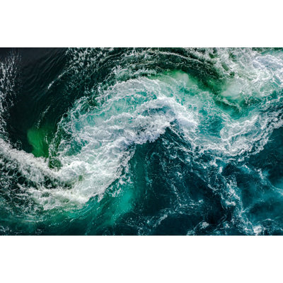 Waves Of Water by Cookelma - Wrapped Canvas Print