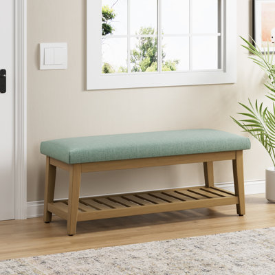 Polyester Upholstered Storage Bench