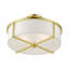 Plafonnier semi-encastré 3 lumières 16 po Charlieann-54284035