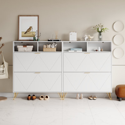32 Pair Shoe Storage Cabinet