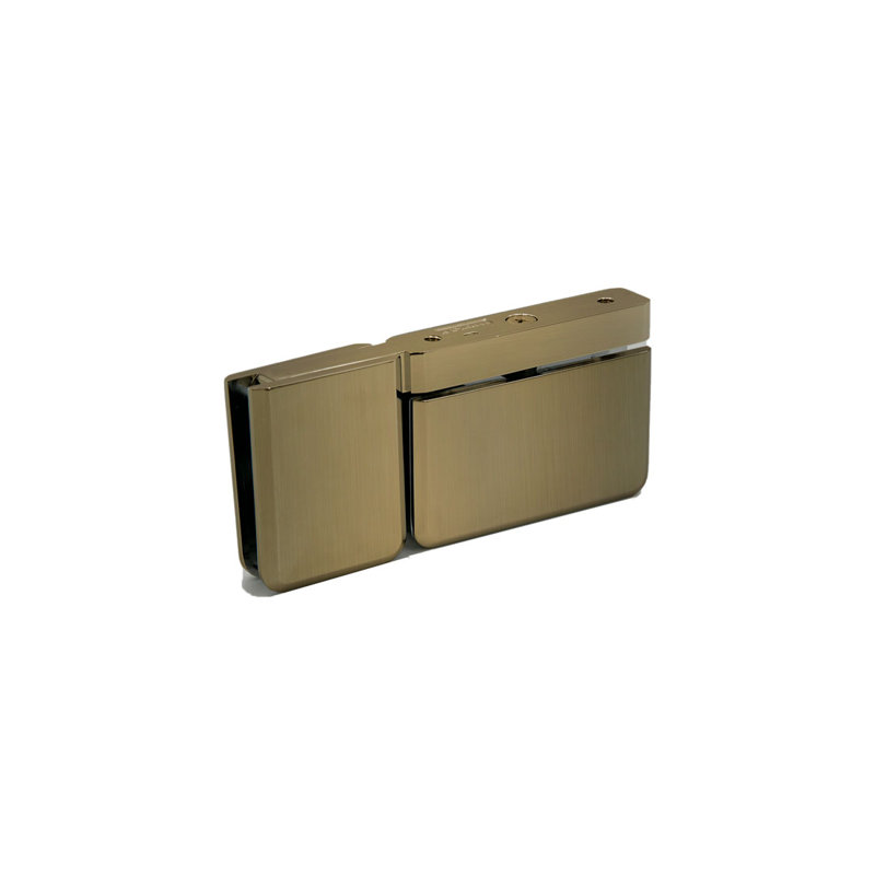 FHC Pat07bbrz Patriot à fixation supérieure / inférieure avec pince en U pour verre 3/8 po - bronze brossé