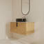 Ensemble de meuble-lavabo mural simple 36 po avec lavabo en céramique, meuble-lavabo flottant avec 2 portes à fermeture douce-645900560