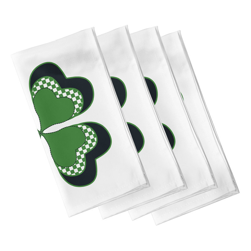 Christe Polyester Geometric Square Napkin