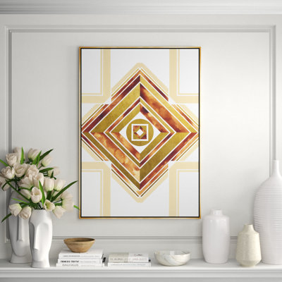 Elegant Shapes I Painting by Janice Sadler