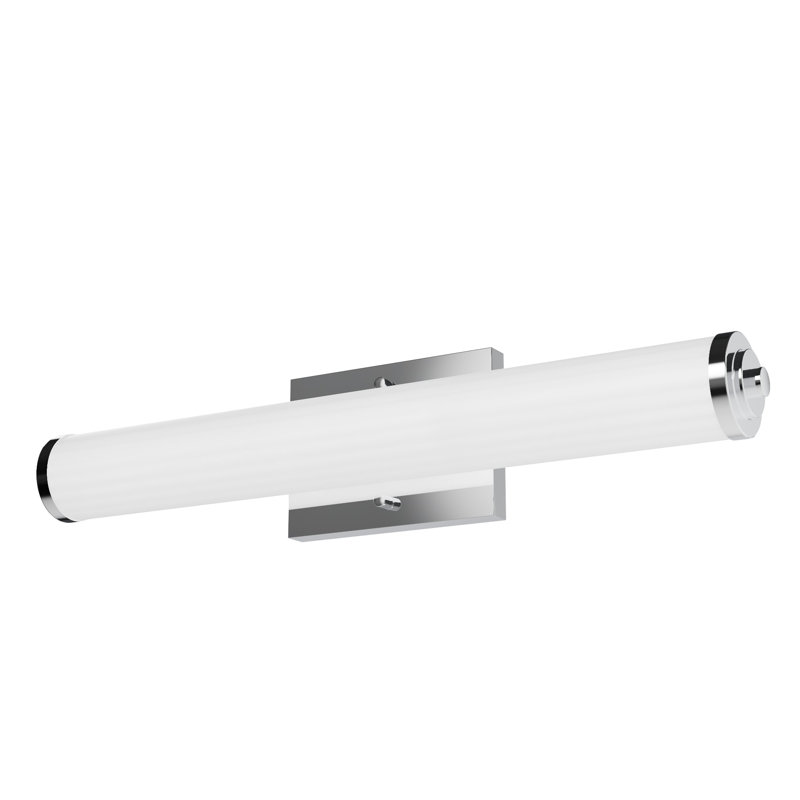 2 - Light Dimmable Vanity Light, Chrome