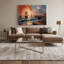 «Coastal Harbor Scene», art mural sur toile brune-1082160057