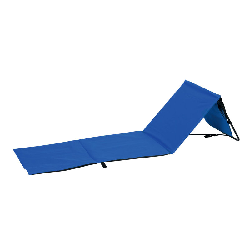 Chaise de plage pliante avec coussin Maci