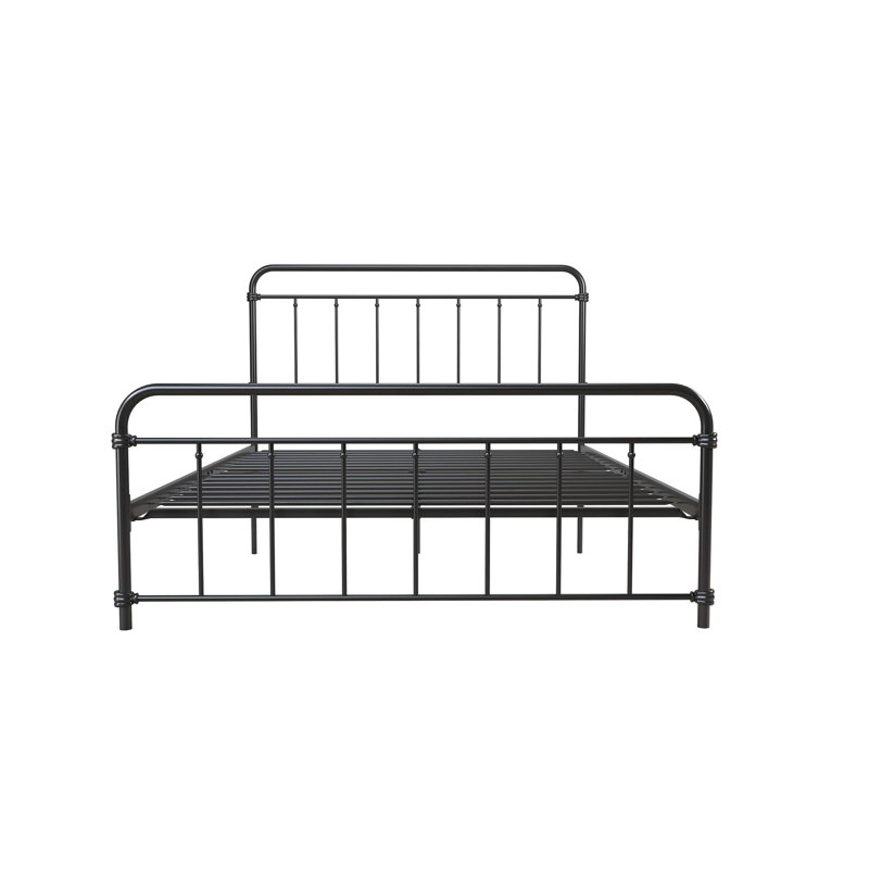 Aanya Bed, Double (4'6), Matte Black