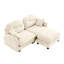 Canapé modulaire en L avec repose-pieds Cloud-664535850