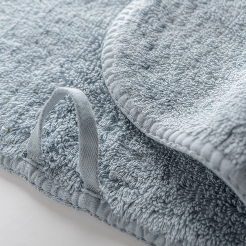 Long Double Loop Hand Towel, 18" W x 30" L, French Blue