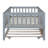 Wood Daybed With Trundle And Fence Guardrails-1517391733-1517391626