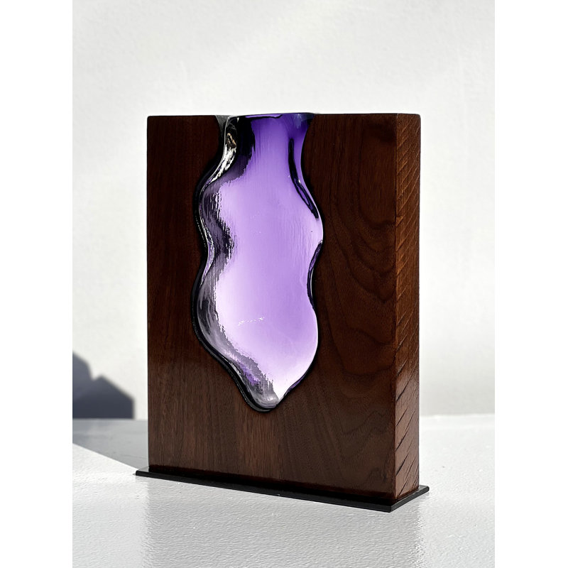 Handmade Wood Table Vase