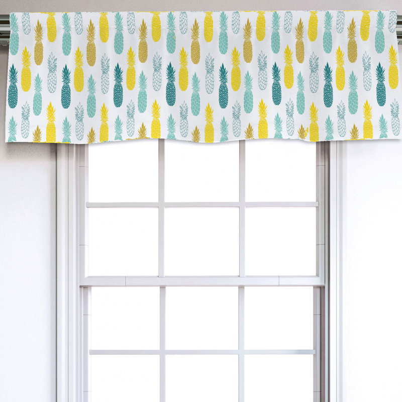 Sateen Ruffled Window Valance