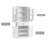 Dorry 72"H Bathroom Storage Cabinet with Adjustable Shelf and Drawer Multiple Storage Space Closet System-787460893