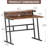 Small Computer Desk,Computer Desk with Power Outlets & Led Light,Home Office Desk with Monitor Shelf,-1504316950