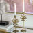 Markos 2-Piece Metal Bow Taper Candle Holder