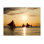 Murale Amarmula, bateaux à voile - coucher de soleil
