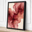 Crimson Flow Abstract - Wrapped Canvas-435394674-435394685