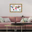 Hipster Mapa Mundi - impression sur toile tendue-17912754-67049759