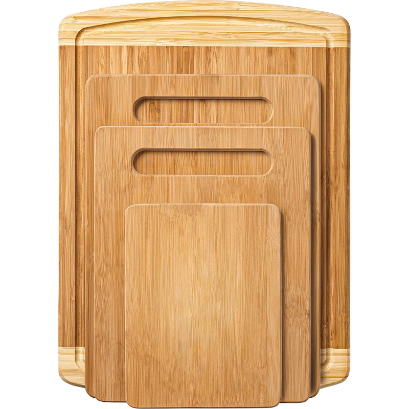 Bambüsi 4 Piece Bamboo Cutting Board Set
