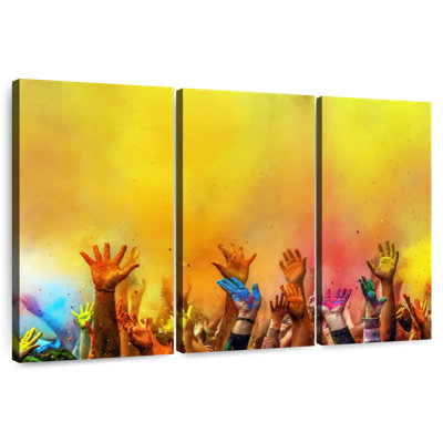 Lelend Vibrant Holi Hands