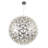 Eclectic Gold LED Gold Globe Chandelier-88143391-29552659