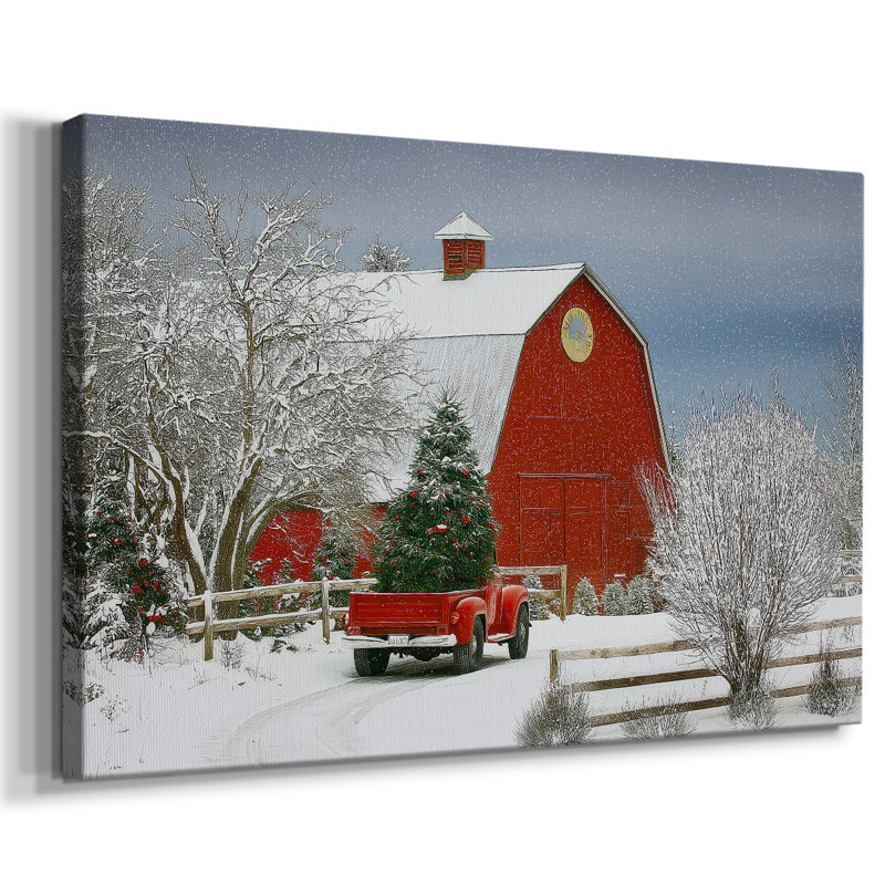 Dawn of Chalk Sleigh-Premium, toile tendue avec châssis, H 60 po x l 40 po