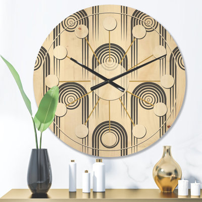 Solid Wood Wall Clock
