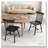 Rubber Wood Dining Chair Spindle Back Versatile Design-1866110806