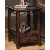 5013 Stone Top End Table with Storage