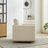 30.5" W Upholstered Comfy Swivel Club Chair-850508341