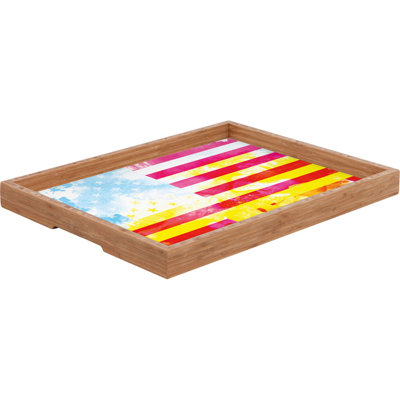 Plateau de table repose-pieds/café phlag