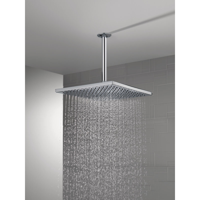 Delta 12-inch Single-Spray Raincan Shower Head, Chrome