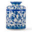 Boîte à mouchoirs en porcelaine bleue / blanche