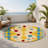Funky Curl Indoor And Outdoor Area Rug-936858089